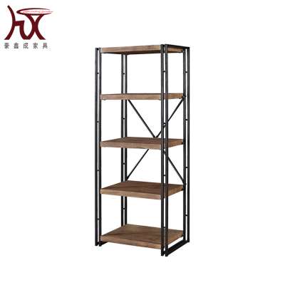 5 Tiers Heavy Duty Metal Bookcases Home Livingroom Furniture Shelf